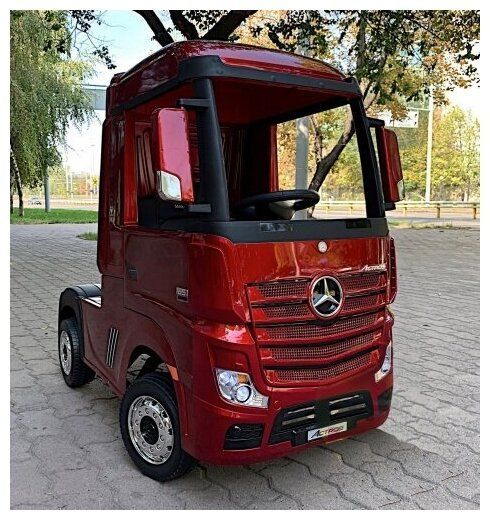 Детский электромобиль Mercedes-Benz Actros 4WD (HL358) вишневый