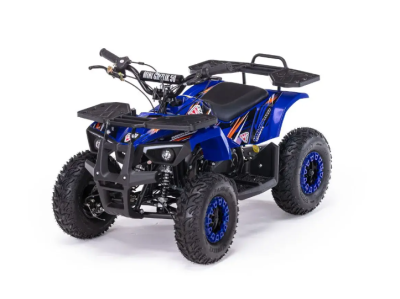 Детский квадроцикл MOTAX GRIZLIK MINI ES BW синий