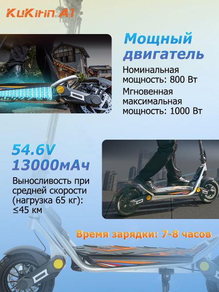 Электросамокат Kukirin A1