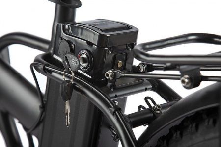 Велогибрид VOLTECO CYBER красно-черный