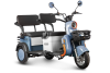 Электротрицикл Rutrike Gelbert Beta 48V/60V 800Вт сине-белый