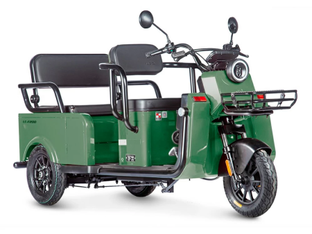 Электротрицикл Wanshida LC-F200 60V 1000Вт зеленый