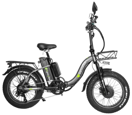 Электровелосипед Syccyba H2 (F11) DUAL 23AH серый