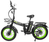 Электровелосипед SYCCYBA H1 (F10) DUAL 23AH зеленый