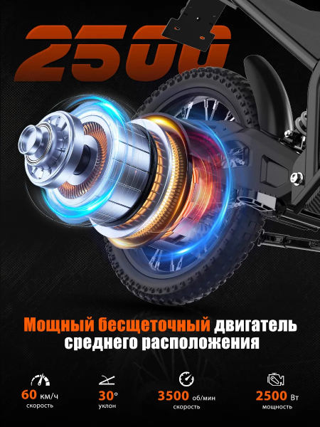 Электропитбайк HITWAY MTC15