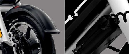 Электровелосипед Xiaomi HIMO V1 Plus Electric Bicycle Белый