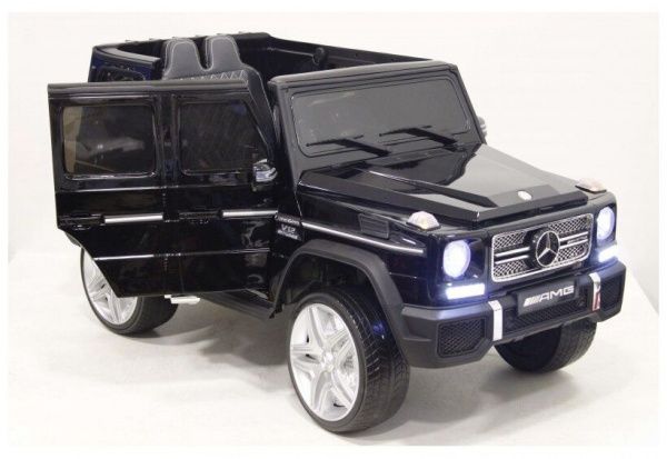 Детский электромобиль Мercedes-Benz AMG G65 4WD черный глянец