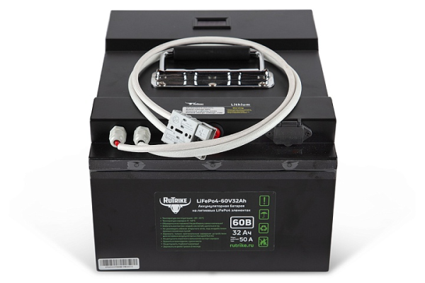 Тяговый аккумулятор Rutrike LiFePO4 60V32Ah (50A)