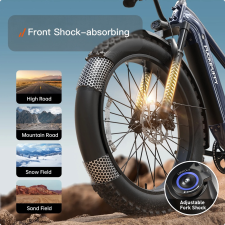 Электровелосипед PUCKIPUPPI BEAGLE синий