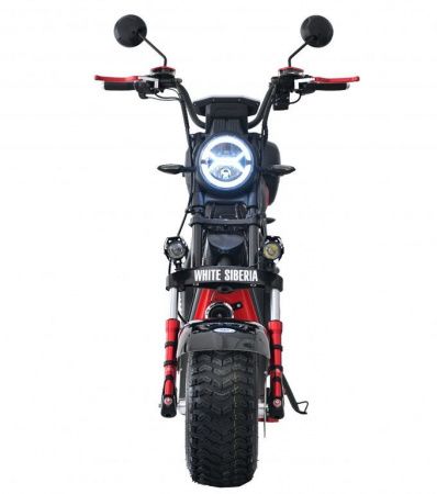 Электроскутер WHITE SIBERIA Pro 2500W черный