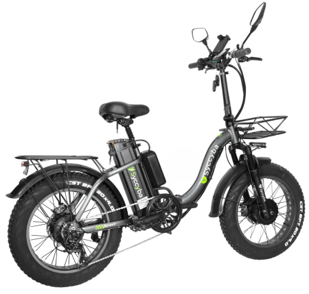 Электровелосипед Syccyba H2 (F11) DUAL 23AH серый