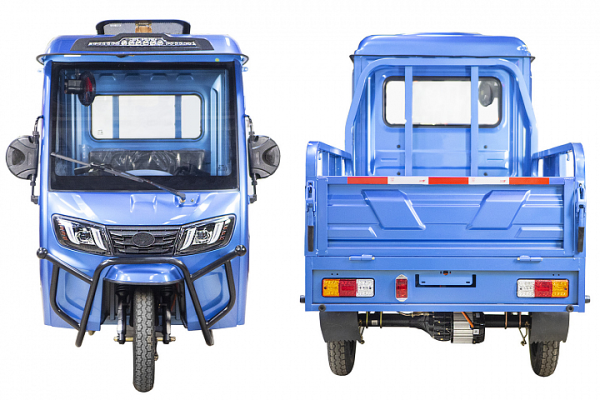 Грузовой электротрицикл Rutrike Рейс обогрев 1300 60V1200W синий