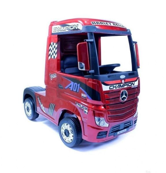 Детский электромобиль Mercedes-Benz Actros 4WD (HL358) вишневый