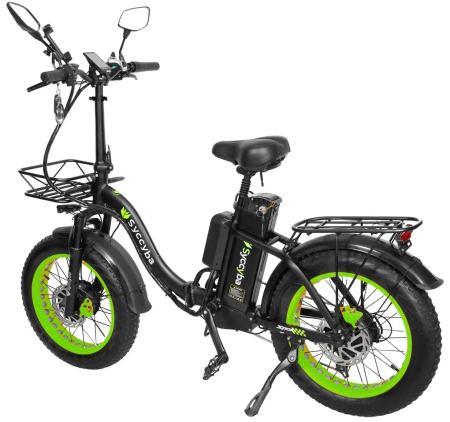 Электровелосипед Syccyba H2 (F11) DUAL 23AH зеленый