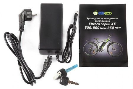 Велогибрид Eltreco XT 800 new красно-черный