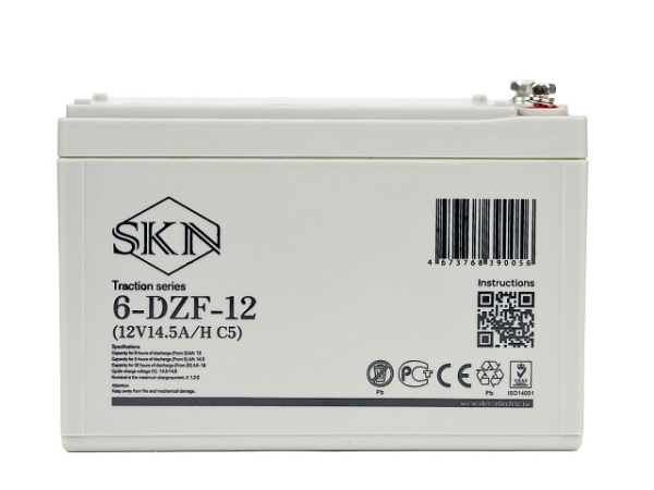 Тяговый аккумулятор SKN 6-DZF-12 (12V14.5A/H C5)