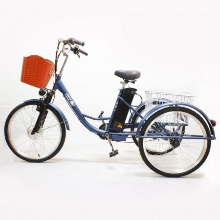 Электровелосипед GreenCamel Трайк-24 (R24 500W 48V 10Ah) синий