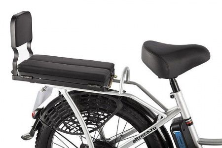 Велогибрид GREEN CITY e-ALFA Fat черный