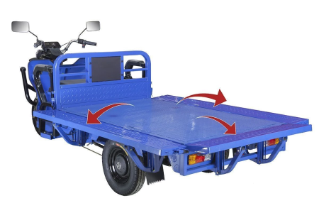 Электротрицикл Rutrike Габарит 1700 60V1200W синий