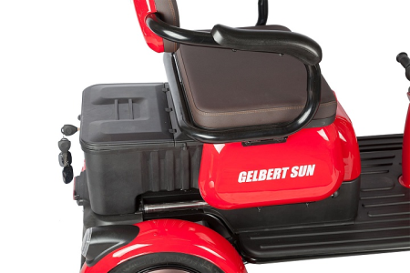 Электротрицикл Rutrike Gelbert Sun 48V/60V 650Вт красный