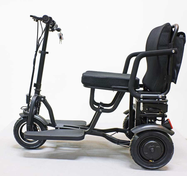 Трицикл GreenCamel Кольт V700 (48V 2x350W) 15Ah Черный