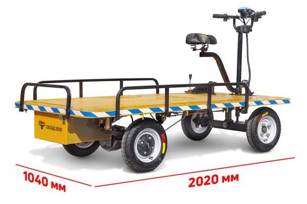Платформенная электротележка RuTrike СКЛАД 2000 NEW
