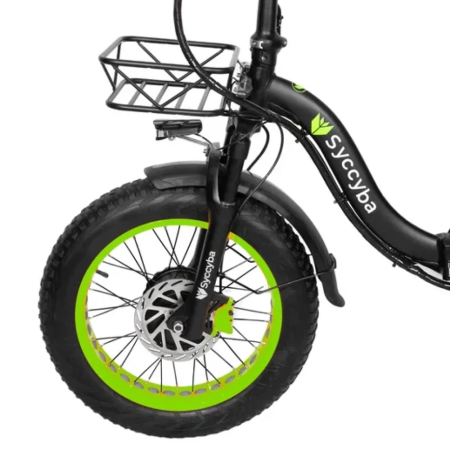 Электровелосипед Syccyba H2 DUAL зеленый