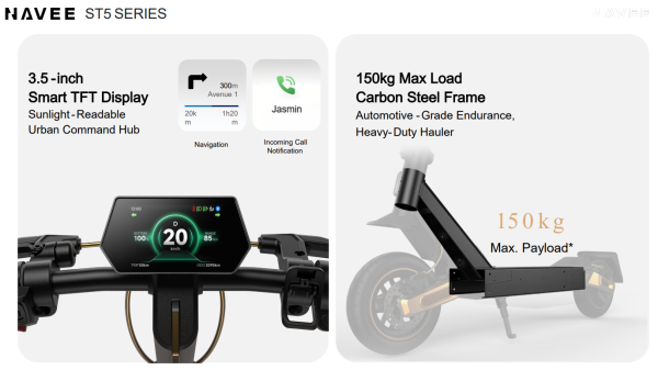 Электросамокат Navee ST5 Pro