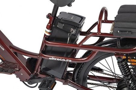 Велогибрид GREEN CITY e-ALFA LUX коричневый