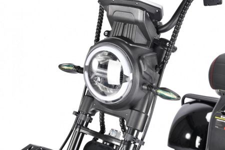 Электроскутер Citycoco WHITE SIBERIA Pro Trike+ 3000W Трицикл