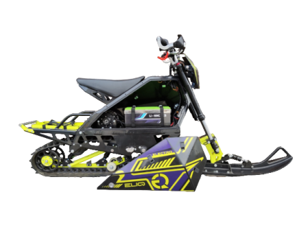 Сноубайк ELIQ Спорт АКБ 72AH, 72V, с обогревом + ЗУ 25А