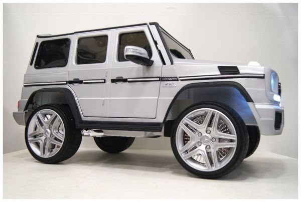 Детский электромобиль Мercedes-Benz AMG G65 серый