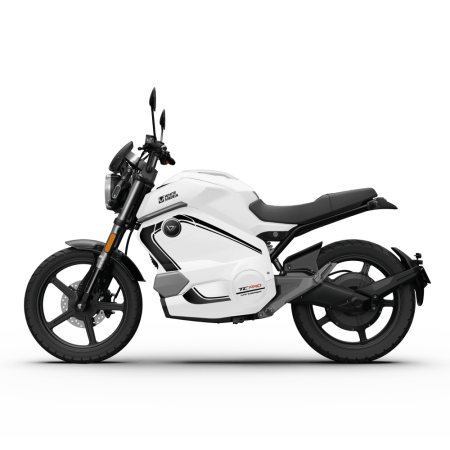 Электромотоцикл WHITE SIBERIA SUPER SOCO WANDERER PRO белый