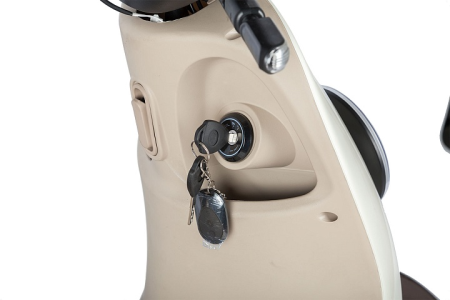 Электротрицикл Rutrike Gelbert Ogma 48V/60V 650Вт бело-коричневый